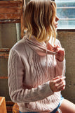 Knit Sweater With Front Pocket - In Store