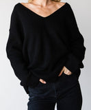 Twisted Open Back Sweater - In Store