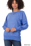 PIGMENT DYED FRENCH TERRY PULLOVER - In Store