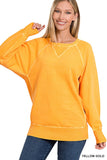 PIGMENT DYED FRENCH TERRY PULLOVER - In Store
