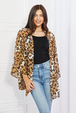 Melody Wild Muse Full Size Animal Print Kimono in Camel - ONLINE ONLY 2-10 DAY SHIPPING