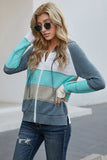 Zip-Up Raglan Sleeve Openwork Hooded Cardigan- ONLINE ONLY 2-10 DAY SHIPPING
