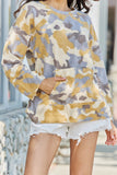 GeeGee All An Illusion Full Size Brushed Camo Print Pullover Top - ONLINE ONLY 2-10 DAY SHIPPING