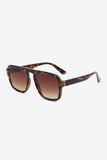 Tortoiseshell Square Polycarbonate Frame Sunglasses- ONLINE ONLY 2-10 DAY SHIPPING
