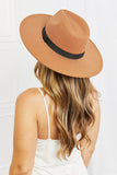 Fame Enjoy The Simple Things Fedora Hat- ONLINE ONLY- 2-7 DAY SHIPPING
