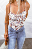 Paisley Print Tie-Back Pointed Hem Cami- ONLINE ONLY- 2-7 DAY SHIPPING