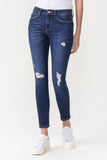 Lovervet Full Size Chelsea Midrise Crop Skinny Jeans- ONLINE ONLY 2-10 DAY SHIPPING