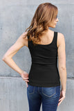 Basic Bae Full Size Square Neck Wide Strap Tank - ONLINE ONLY