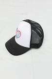 Fame Falling For You Trucker Hat in Black- ONLINE ONLY 2-10 DAY SHIPPING