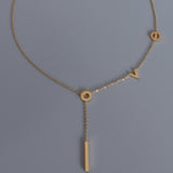 Titanium Steel Letter Necklace - ONLINE ONLY