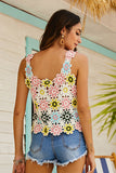 Multicolored Scoop Neck Sleeveless Top- ONLINE ONLY 2-10 DAY SHIPPING