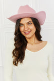 Fame Western Cutie Cowboy Hat in Pink- ONLINE ONLY 2-10 DAY SHIPPING