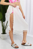 Marina West Swim Relax and Refresh Tassel Wrap Cover-Up- ONLINE ONLY 2-10 DAY SHIPPING