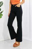 Zenana Clementine Full Size High-Rise Bootcut Pants in Black- ONLINE ONLY 2-10 DAY SHIPPING