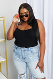 Petal Dew Full Size Ribbed Cami in Black- ONLINE ONLY 2-10 DAY SHIPPING