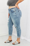 Judy Blue Maika Full Size Paisley Patterned Boyfriend Jeans- ONLINE ONLY- 2-7 DAY SHIPPING