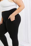 Leggings Depot Full Size Strengthen and Lengthen Reflective Dot Active Leggings- ONLINE ONLY 2-10 DAY SHIPPING