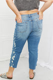 Judy Blue Laila Full Size Straight Leg Distressed Jeans- ONLINE ONLY 2-10 DAY SHIPPING