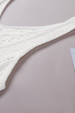 Openwork Sleeveless V-Neck Knit Dress- ONLINE ONLY 2-10 DAY SHIPPING