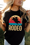 RODEO Graphic Round Neck Short Sleeve Tee- ONLINE ONLY 2-10 DAY SHIPPING
