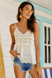 Scalloped Hem V-Neck Cami- ONLINE ONLY 2-10 DAY SHIPPING