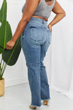 Judy Blue Becka Full Size Mid Rise Straight Jeans- ONLINE ONLY- 2-7 DAY SHIPPING