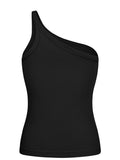 Ribbed One-Shoulder Tank- ONLINE ONLY 2-10 DAY SHIPPING