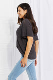 Zenana Full Size Spring It On Keyhole Jacquard Sweater in Gray - ONLINE ONLY 2-10 DAY SHIPPING