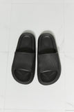 MMShoes Arms Around Me Open Toe Slide in Black- ONLINE ONLY 2-10 DAY SHIPPING