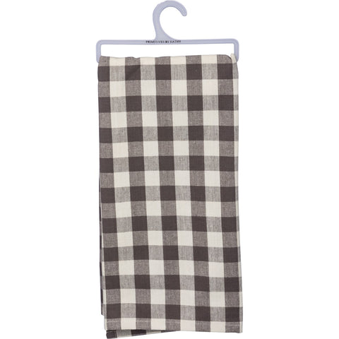 Kitchen Towel - Sm Gray Buffalo Check