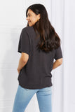 Zenana Full Size Spring It On Keyhole Jacquard Sweater in Gray - ONLINE ONLY 2-10 DAY SHIPPING