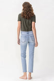 Lovervet Full Size Andrea Midrise Crop Straight Jeans- ONLINE ONLY 2-10 DAY SHIPPING