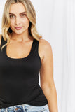 Celeste All Day Full Size Scoop Neck Tank Top/Dress in Black- ONLINE ONLY- 2-7 DAY SHIPPING
