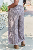 GeeGee In The Works Plus Size Printed Wide Leg Pants - ONLINE ONLY 2-10 DAY SHIPPING