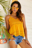 Scalloped Hem V-Neck Cami- ONLINE ONLY 2-10 DAY SHIPPING
