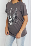 mineB Full Size Eagle Graphic Tee Shirt- ONLINE ONLY 2-10 DAY SHIPPING