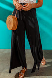 Split Wide Leg Pants- ONLINE ONLY 2-10 DAY SHIPPING