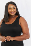 Celeste All Day Full Size Scoop Neck Tank Top/Dress in Black- ONLINE ONLY- 2-7 DAY SHIPPING