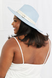 Fame Summer Blues Fedora Hat- ONLINE ONLY- 2-7 DAY SHIPPING