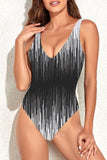V-Neck Backless One-Piece Swimsuit- ONLINE ONLY 2-10 DAY SHIPPING