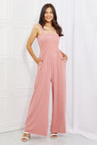 Zenana Only Exception Full Size Striped Jumpsuit - ONLINE ONLY 2-7 DAY SHIP