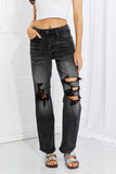 RISEN Full Size Lois Distressed Loose Fit Jeans - ONLINE ONLY 2-10 DAY SHIPPING