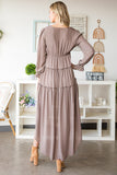 Frill Trill Flounce Sleeve High-Low Dress- ONLINE ONLY 2-10 DAY SHIPPING