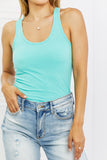 Zenana Summer Comfort Full Size Ribbed Racerback Tank - ONLINE ONLY 2-10 DAY SHIPPING