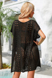 Openwork Plunge Dolman Sleeve Cover-Up Dress- ONLINE ONLY 2-10 DAY SHIPPING
