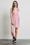 HEYSON Lace Trim Washed Overall Dress - ONLINE ONLY