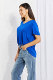 Culture Code Full Size Instant Connection V-Neck Tee- ONLINE ONLY 2-10 DAY SHIPPING
