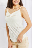 Culture Code See You Smile Cowl Neck Cami - ONLINE ONLY 2-10 DAY SHIPPING