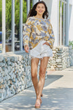 GeeGee All An Illusion Full Size Brushed Camo Print Pullover Top - ONLINE ONLY 2-10 DAY SHIPPING