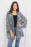 Melody Full Size Snake Print Chiffon Kimono - ONLINE ONLY 2-10 DAY SHIPPING